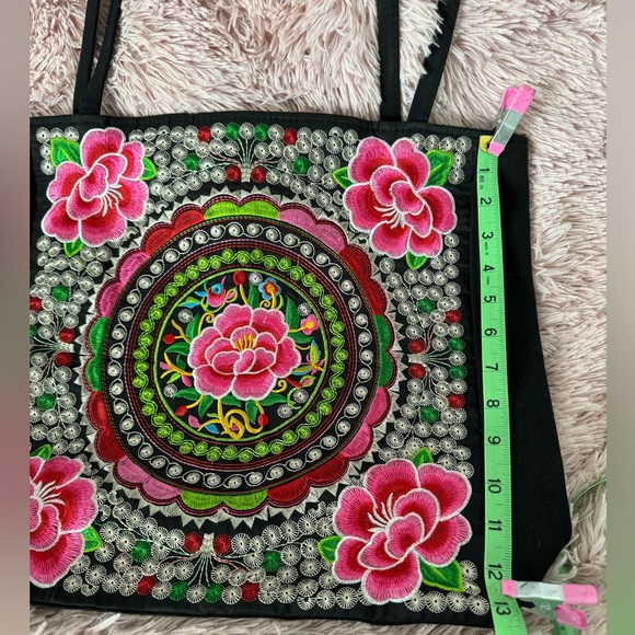 Large Embroidered Tote - Picture 6 of 7
